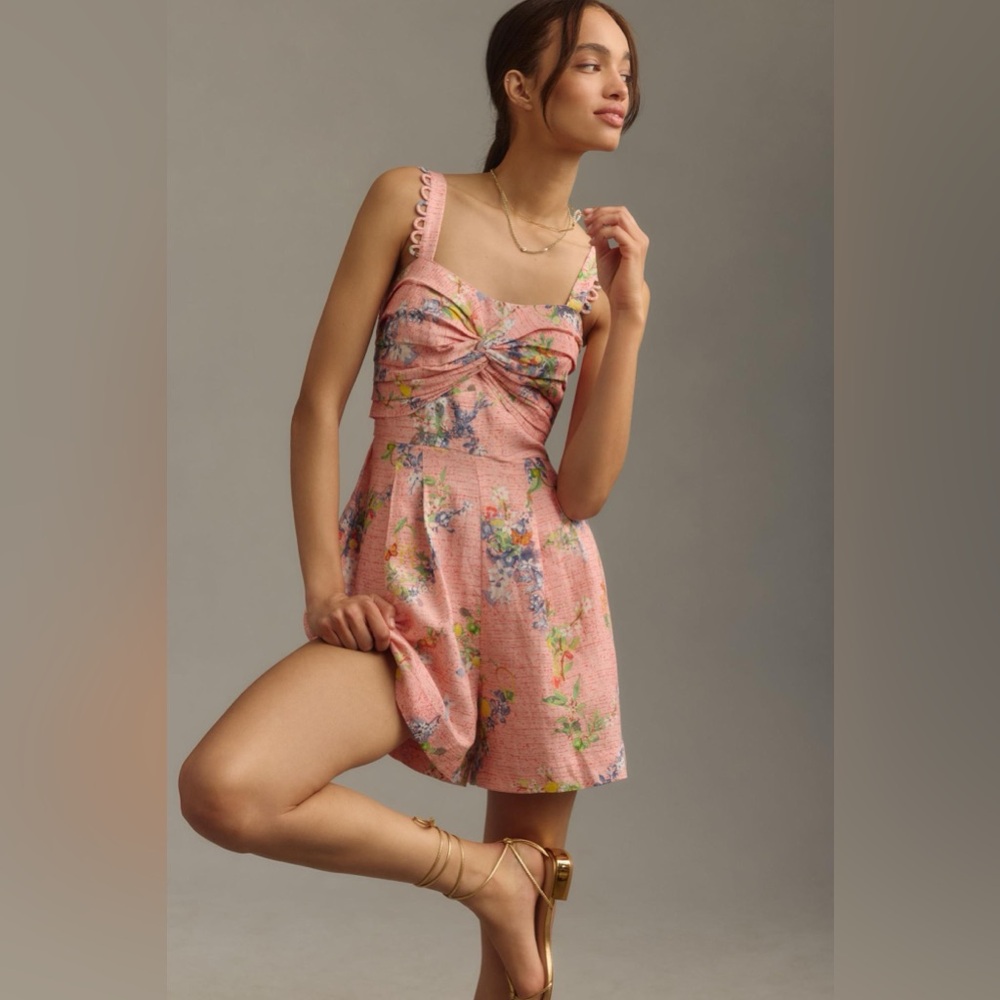 Ranna Gill Pink Floral Jumpsuit